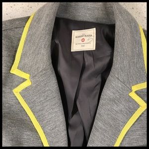 Gap Academy Grey and Yellow Blazer